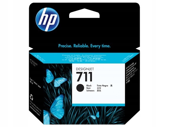 Hp Inc. Tusz 711 80ml Black CZ133A