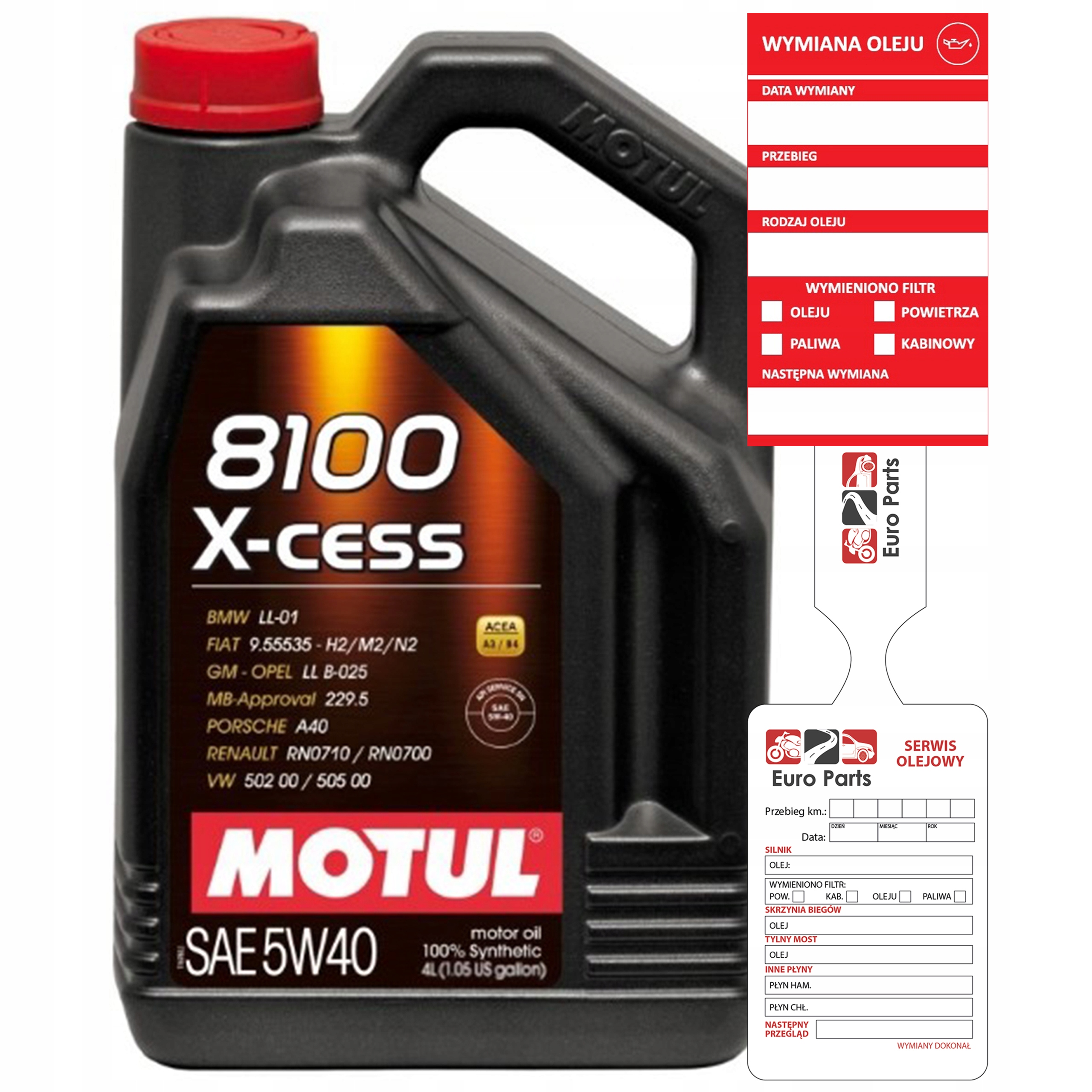 Motul 8100 X-cess 5W40 4L Olej silnikowy