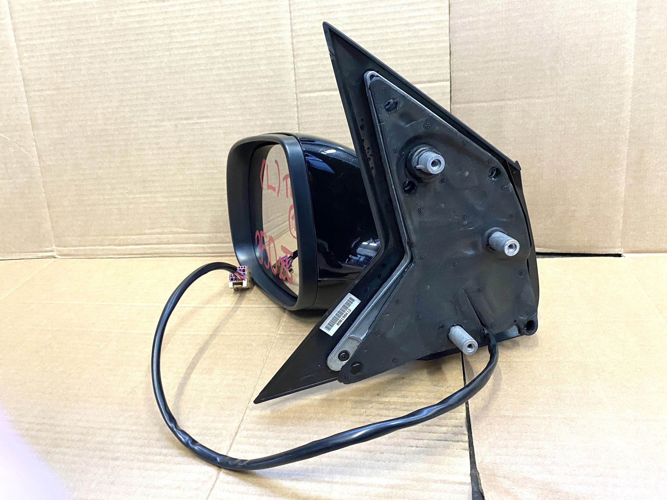 VW TRANSPORTER T6 CARAVELLE MULTIVAN 16- mirror left ZEW. black, new