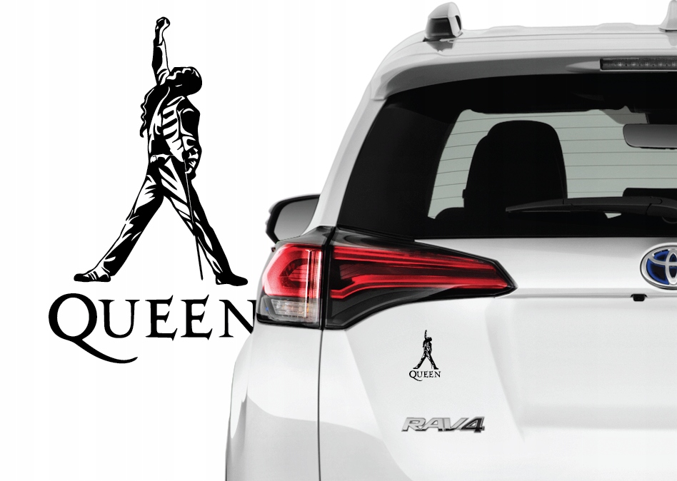 

Naklejka na samochód zespół Queen Freddie Mercury