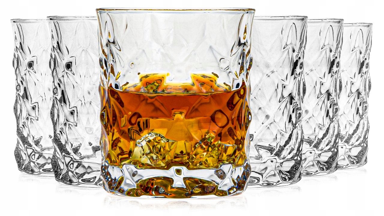 Křišťálové sklenice na whisky Bohemia Illusion 300 ml 6 Ks.