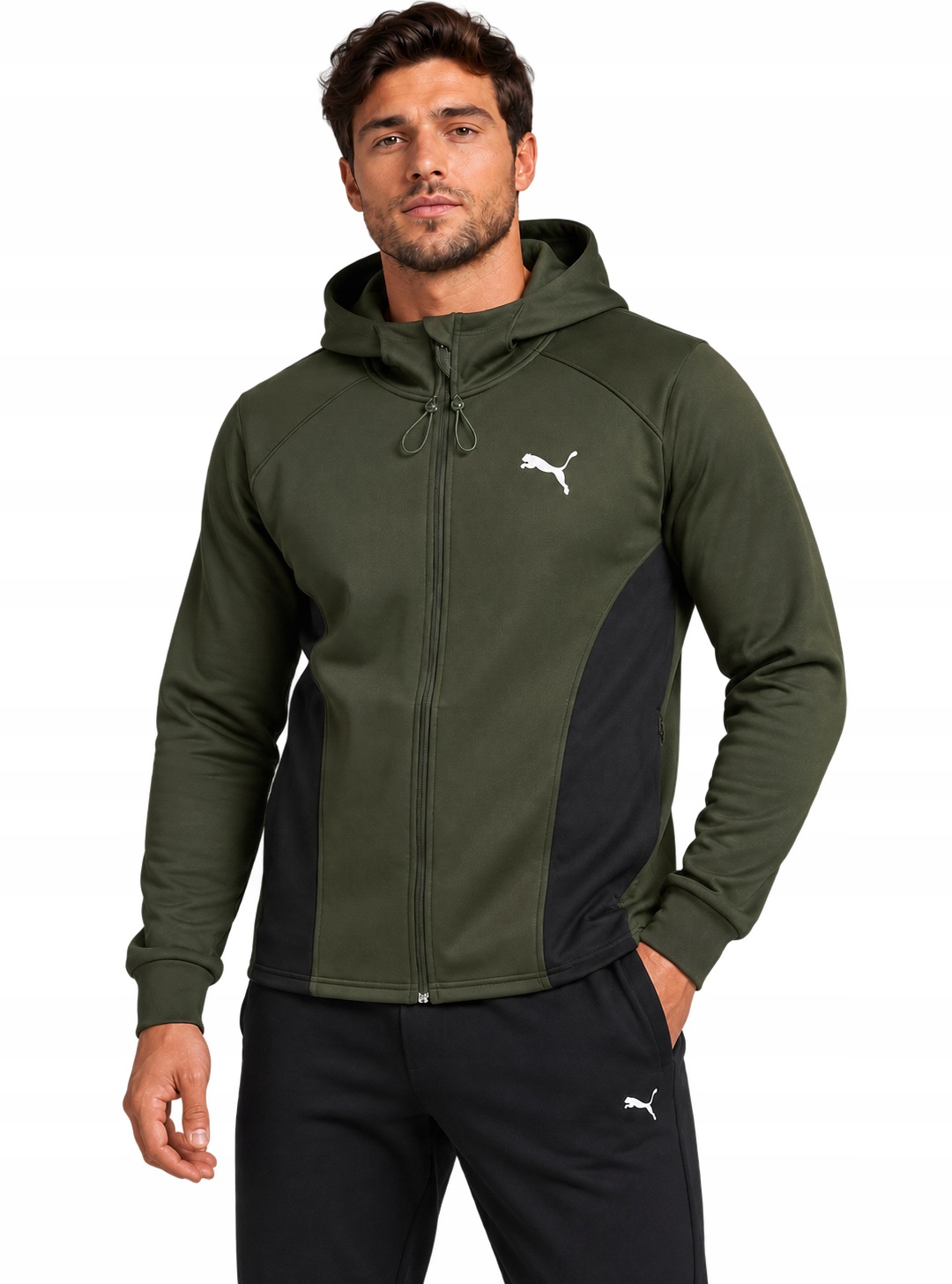 3261 Pánská Puma Rozepínací Bunda S Kapucí Technická Cloudspun M