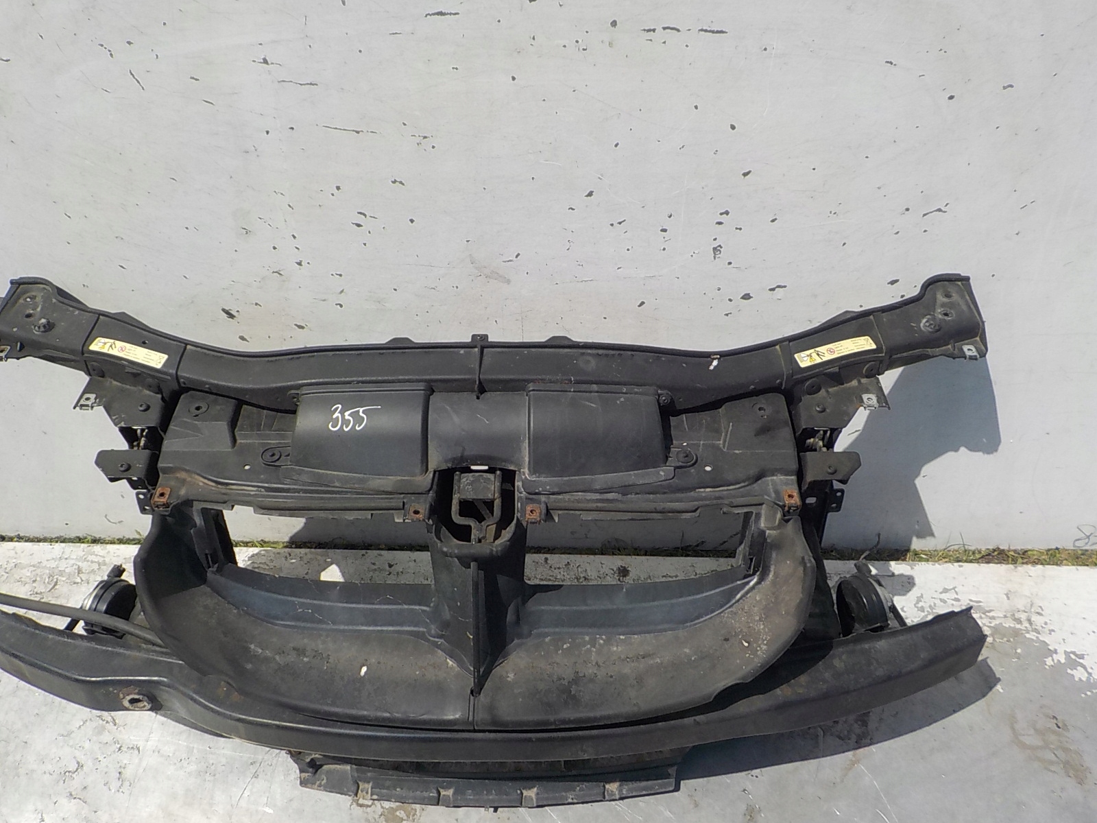 355 BMW 3 E90 E91 08-12 support panel for radiators pillar iron