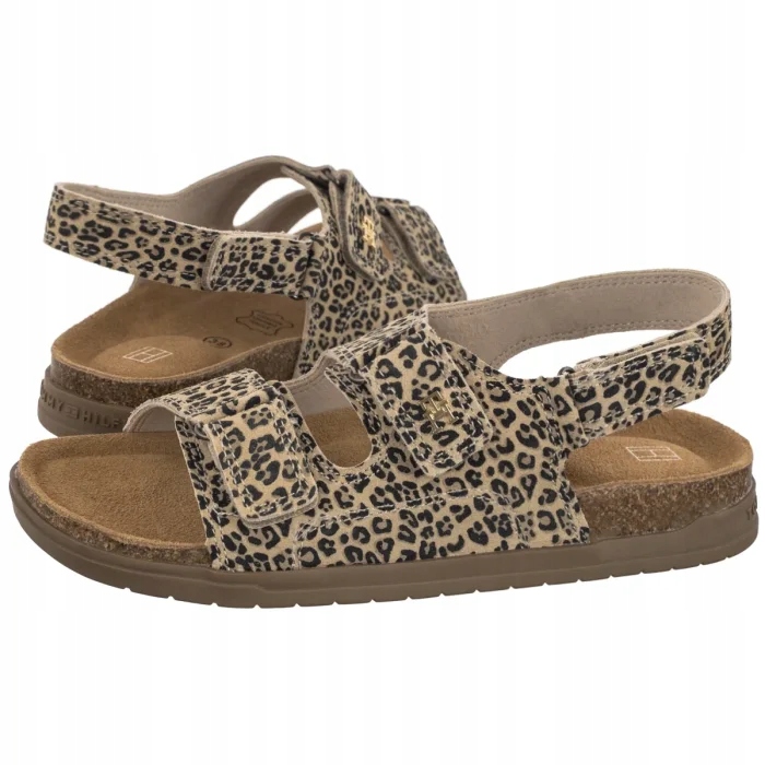 Boty Sandály Tommy Hilfiger Sandal Beige T3A2-34306-1901500 Béžová