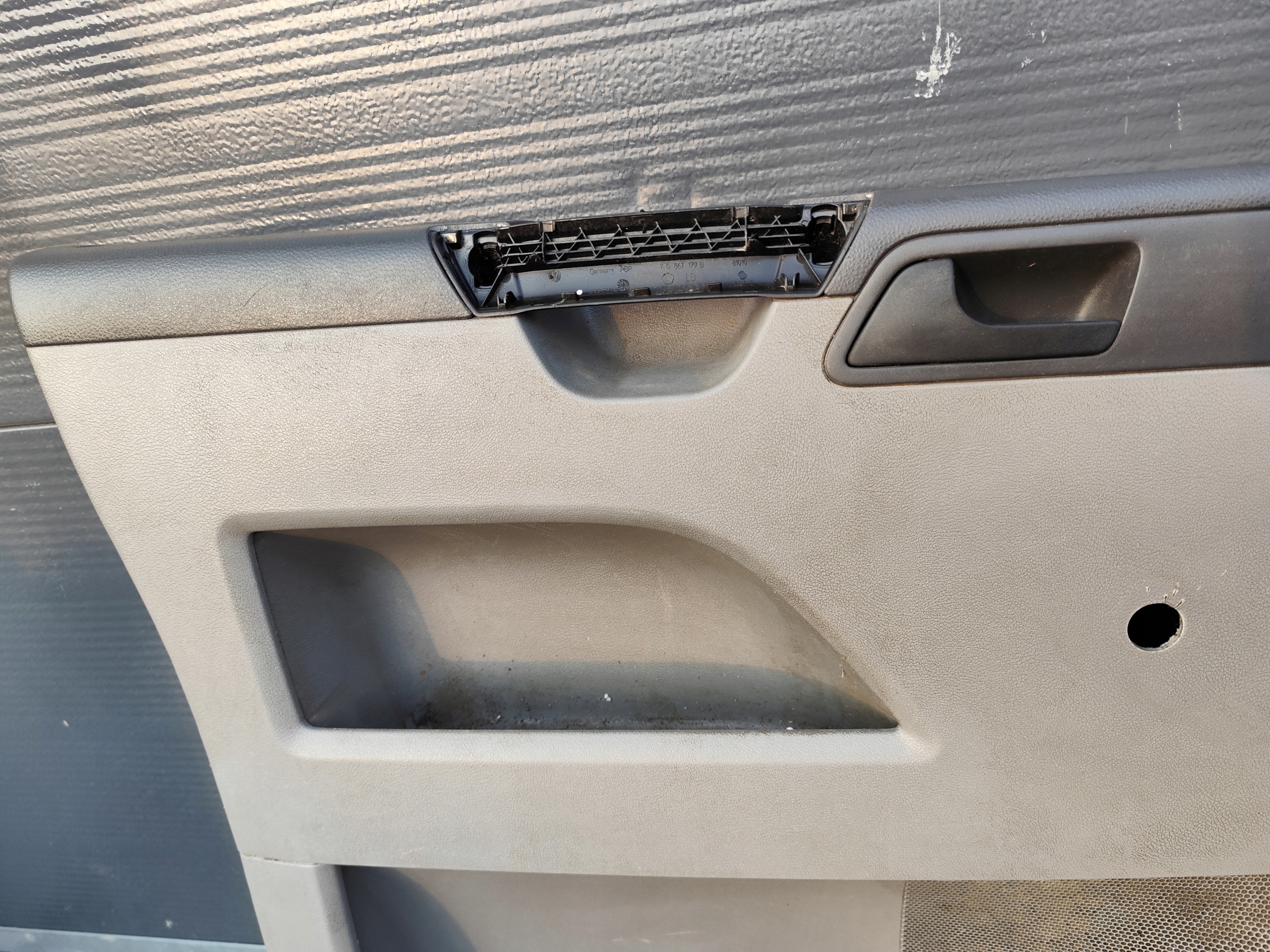 VW T5 side upholstery door left right KIEROWCA PASAZER KORBKA