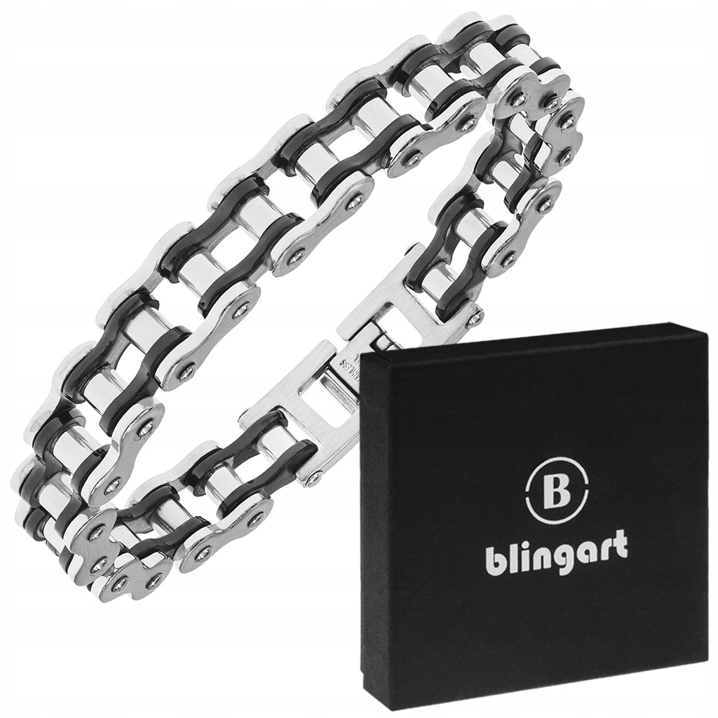 

Bransoletka męska stalowa Moto Chain łańcuch stal