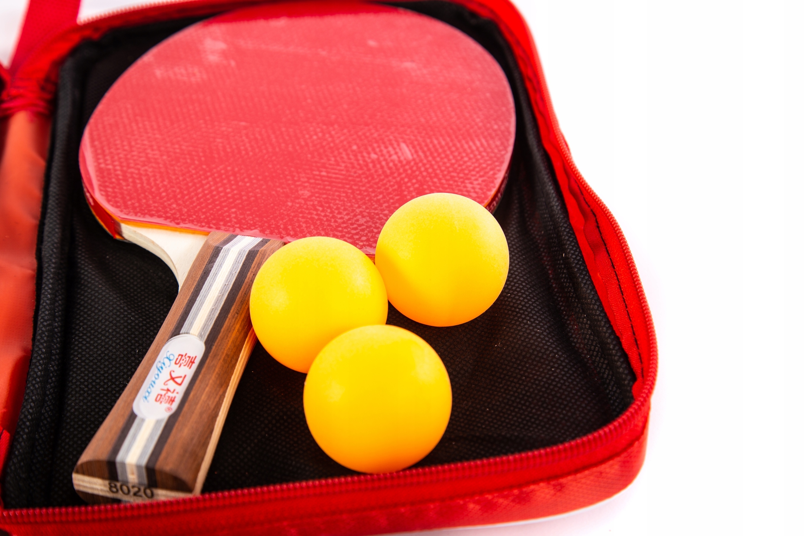 ZESTAW PING PONG RAKIETKI 2 PALETKI + 3 PIŁKI POKROWIEC Model PALETKA DO PING PONGA