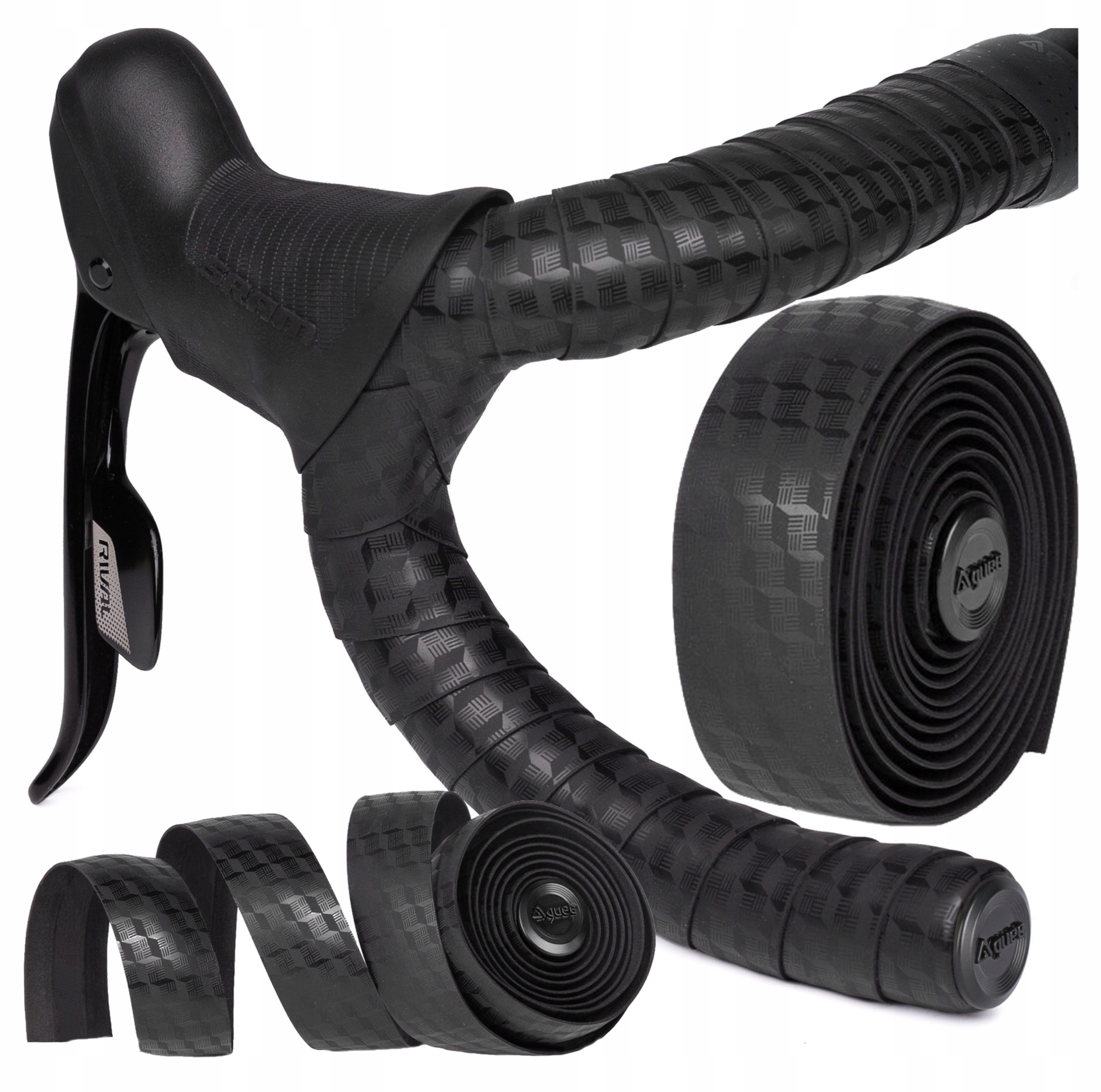 Owijka Kierownicy Szosowej Guee Attitude Tornado Czarna