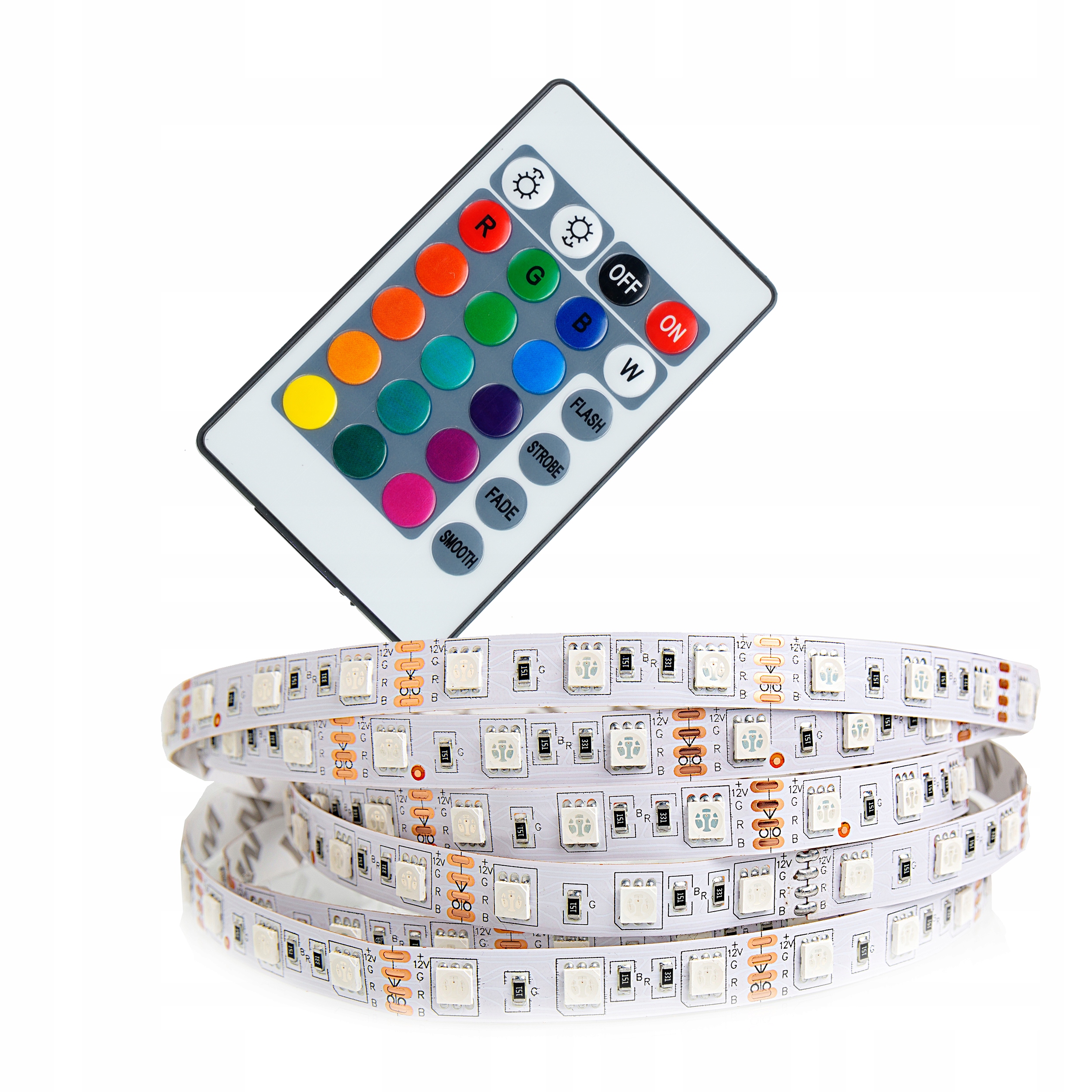 

Taśma Led Rgb Usb Z Pilotem 3M Podświetlenie Tv 5V