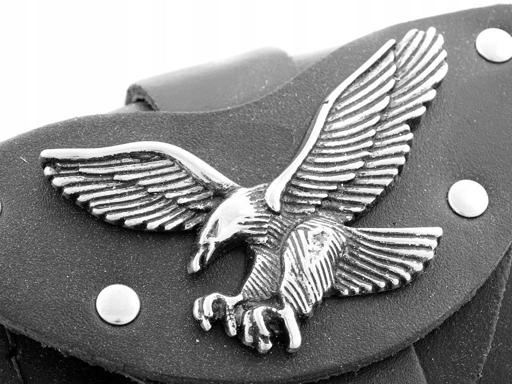 SKÓRZANA KIESZONKA DO KRAWATA PASA NA ZBIORNIK MOTOCYKLOWY DO PASKA SPODNI Producent inny