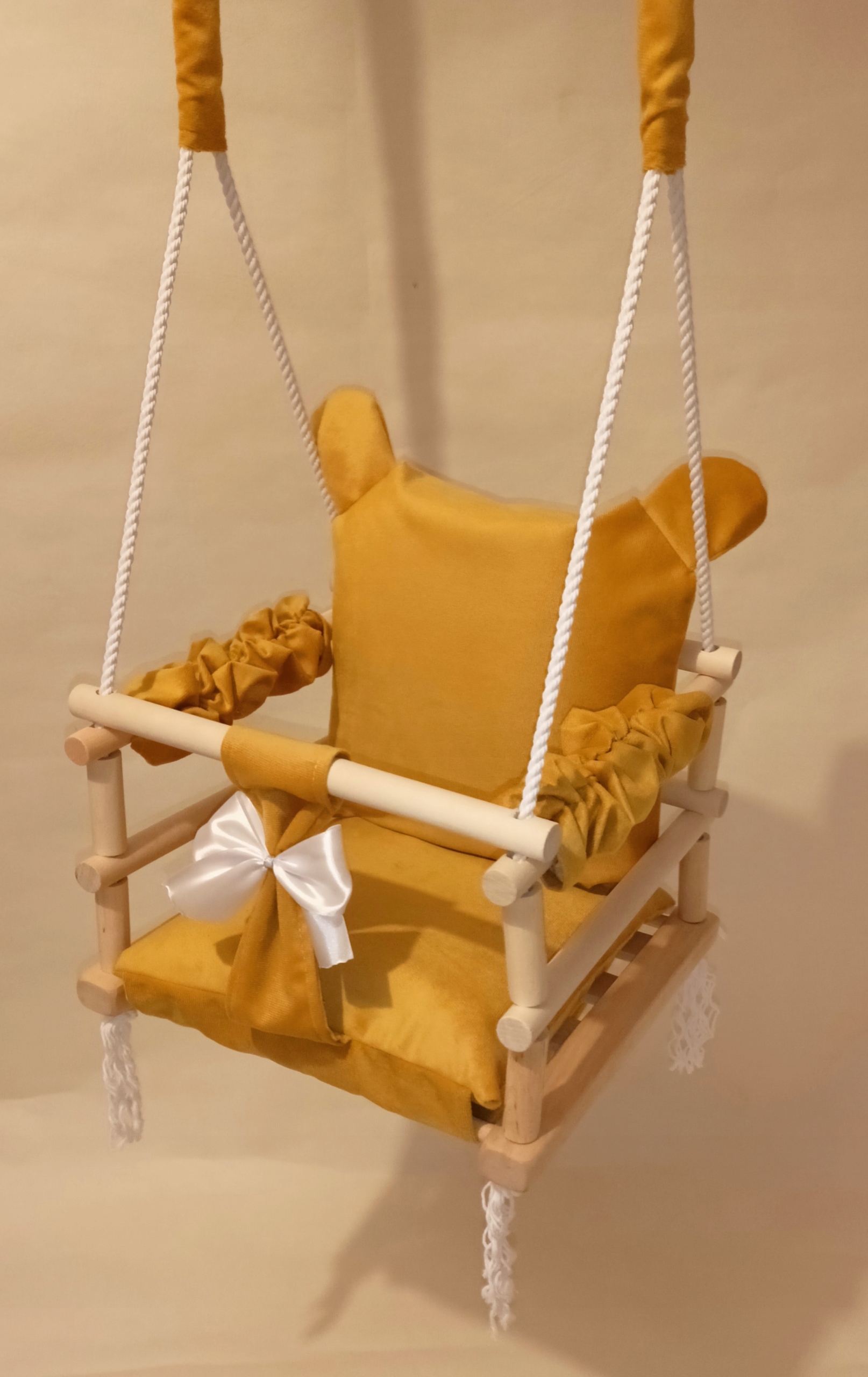 HUŚTAWKA 3w1 DLA DZIECI miś ŻÓŁTY DOM OGRÓD POKÓJ Rodzaj bujaki