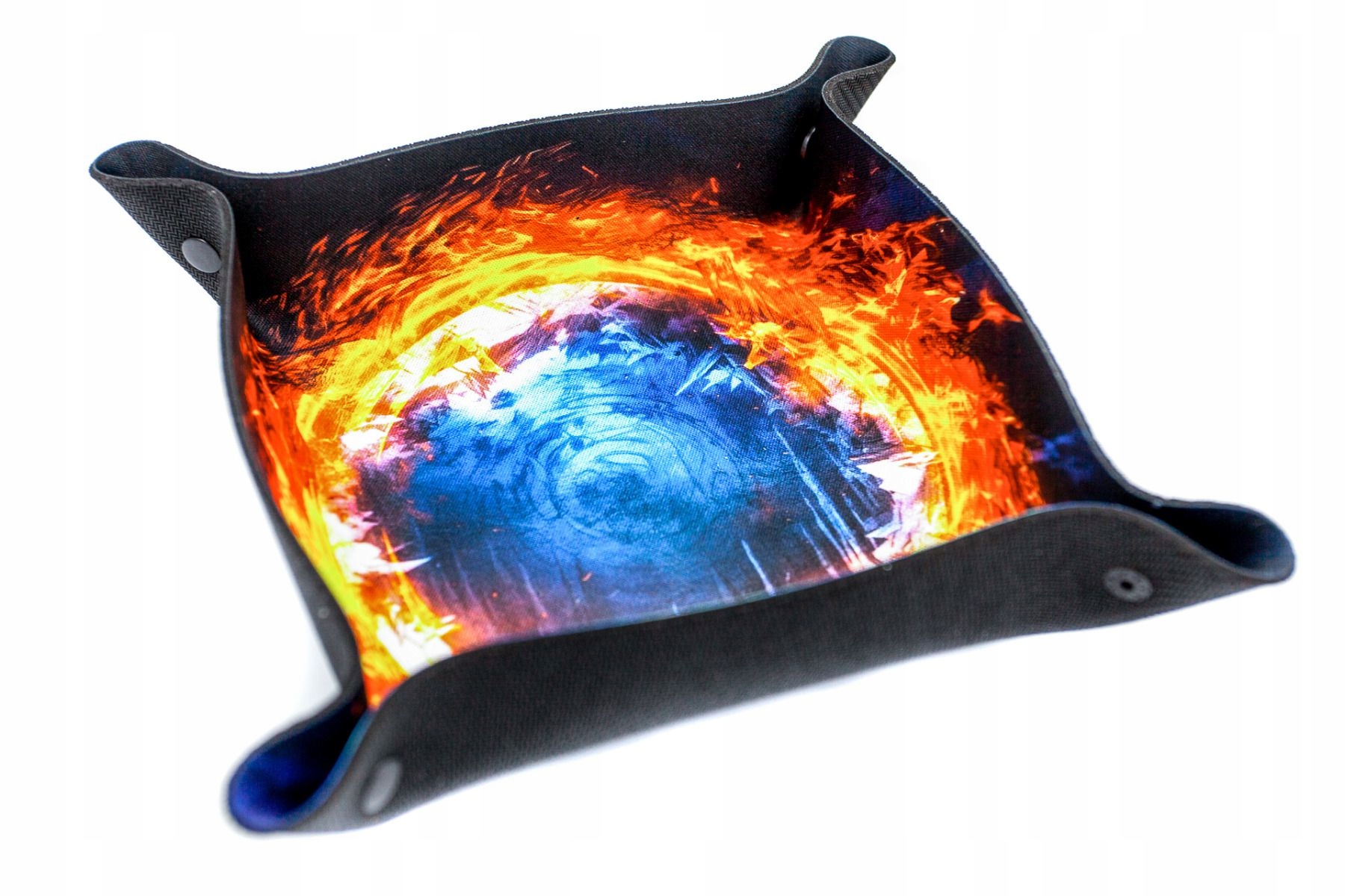 DICE TRAY TACKA NA KOŚCI LÓD I OGIEŃ 22X22 CM