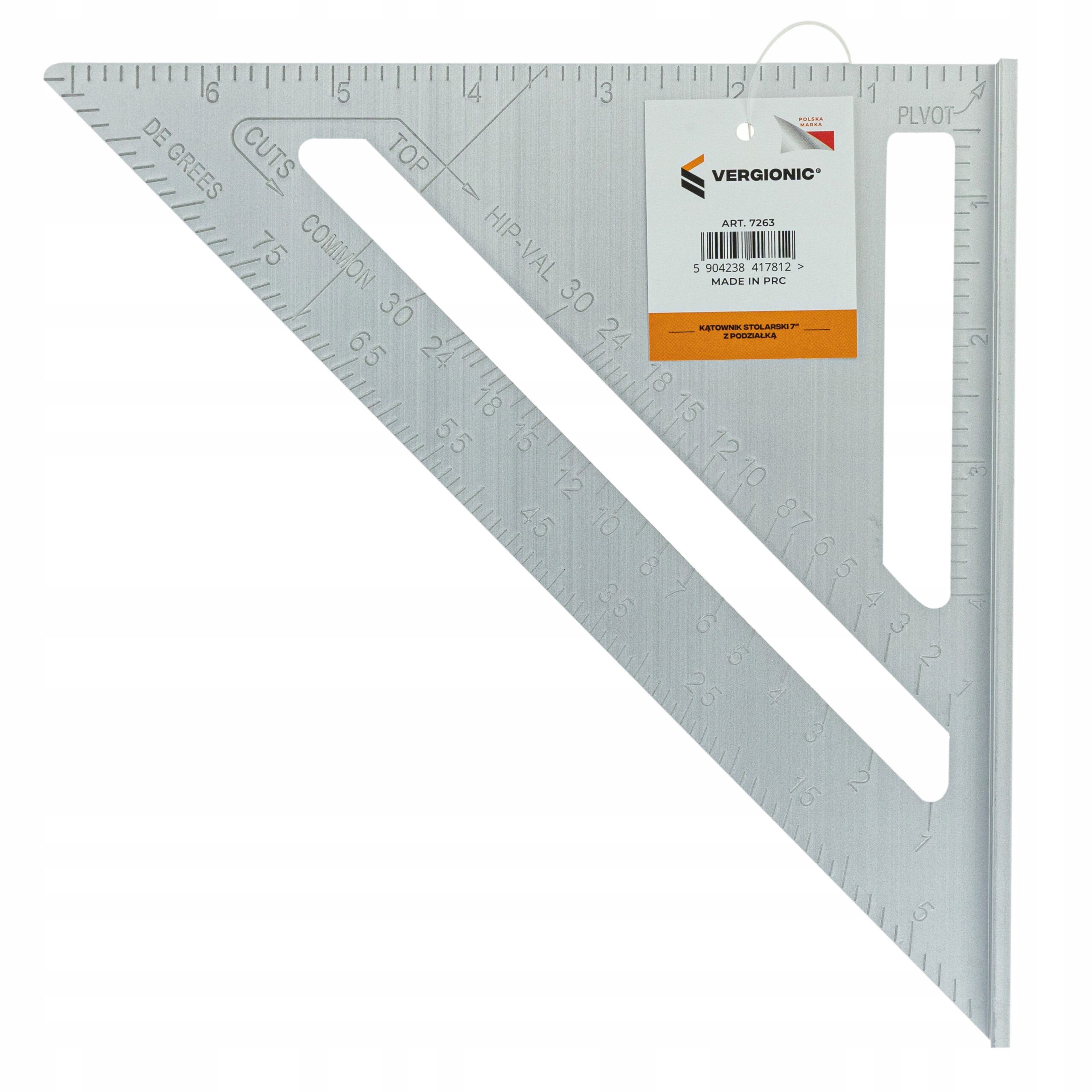 

Solidny Kątownik Stolarski Aluminiowy Ciesielski