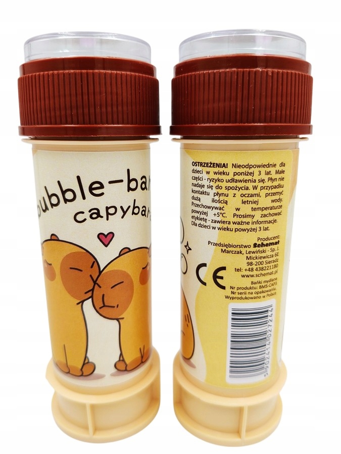 Bańki mydlane Capybara Kapibara 60 ml, dodatkowe ujęcie
