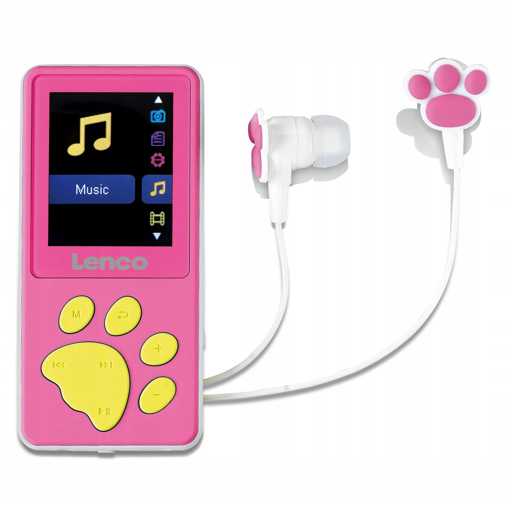 Odtwarzacz MP3 MP4 Dla Dzieci 8GB Ekran Kolorowy Micro Sd Słuchawki Aku