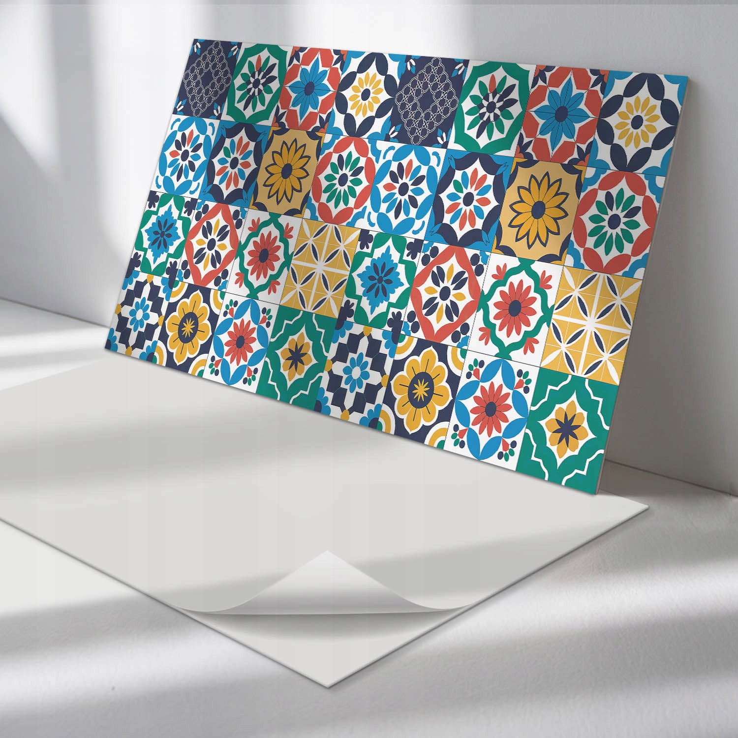 Balíček vinylových panelov s potlačou Mozaikové vzory v usporiadaní 6 x 60 x 30 cm