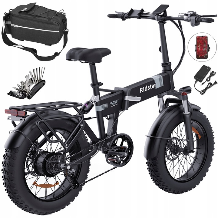 [OFICJALNY] SKŁADANY ROWER ELEKTRYCZNY 1500W 48V 14AH 50KM/H 20"