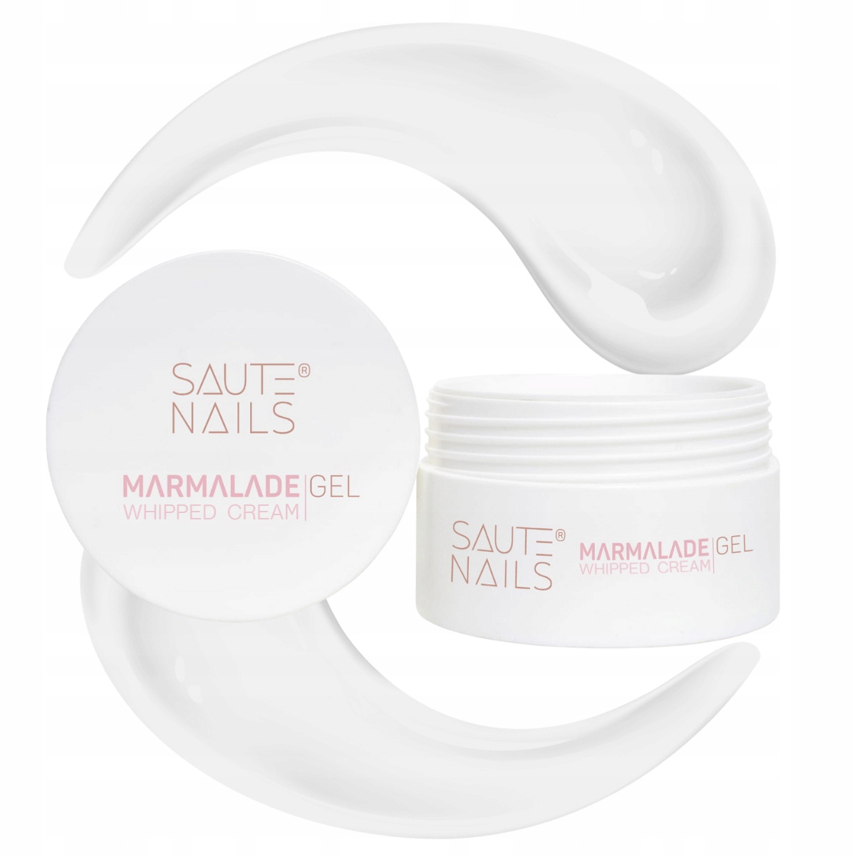 Stavební gel na nehty Marmalade Gel Whipped Cream 30 g Saute Nails