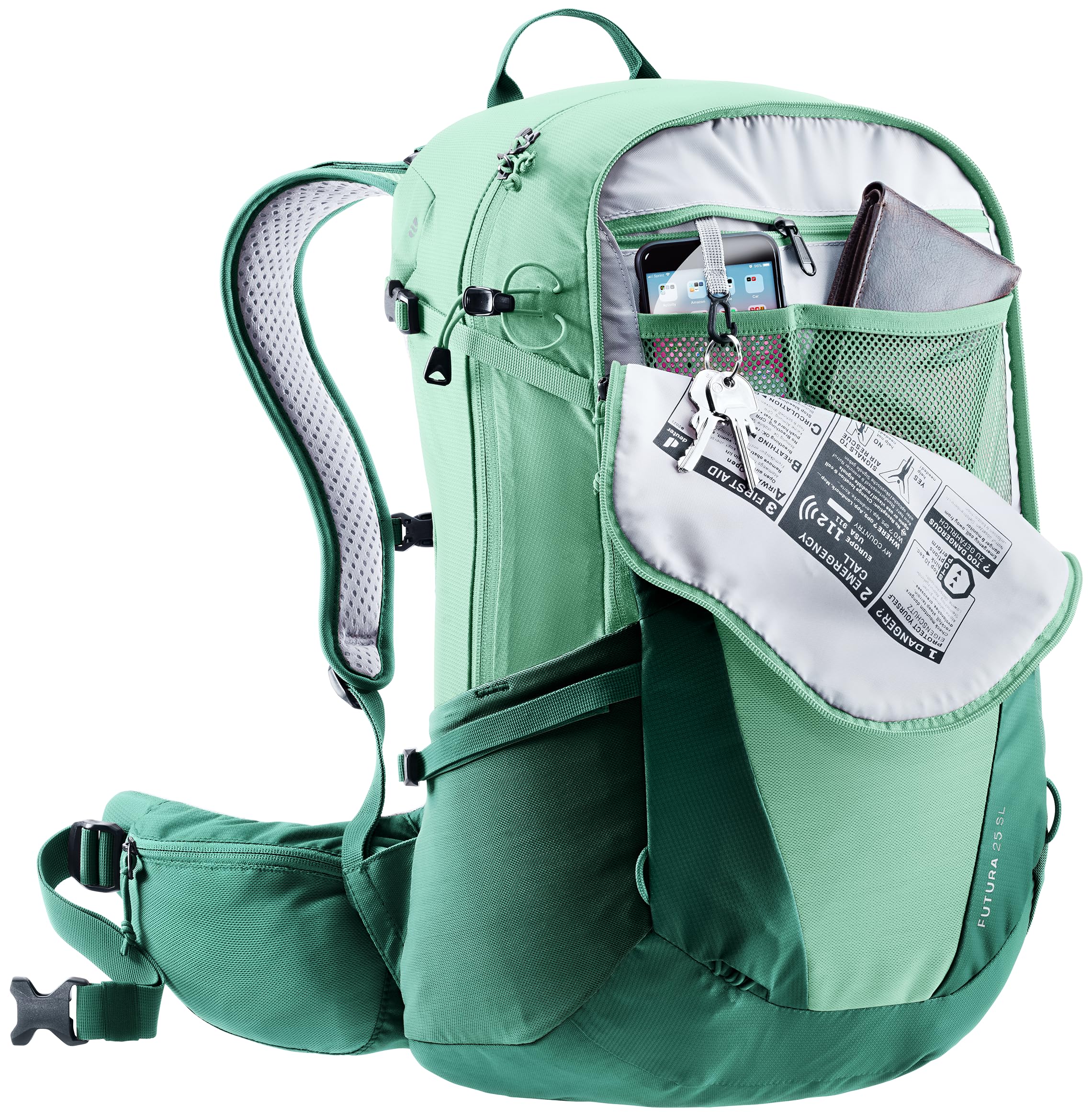 DEUTER Futura 25 SL Plecak Damski Turystyczny Zielony 25L — miniatura 4