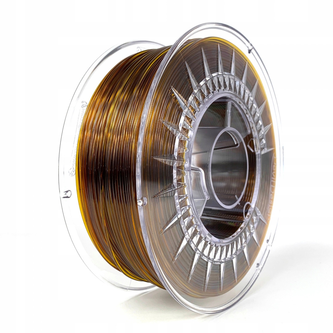 Filament Devil Design PETG Bursztynowy transparentny Amber Transparent 1kg