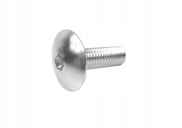 Śruby owiewki plastiku 6mm srebne 20mm cbr vtr cbf