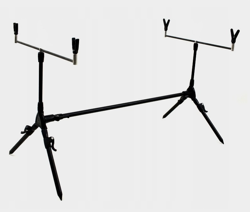 STANOWISKO KARPIOWE STOJAK 2 WĘDKI ROD POD + POKROWIEC
