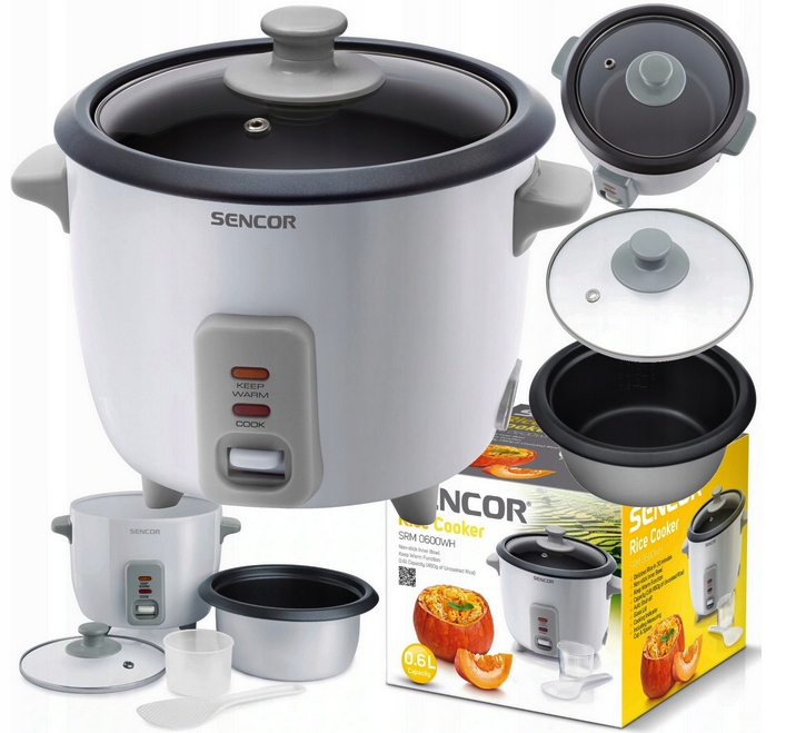 Garnek do gotowania ryżu Sencor SRM 0600WH