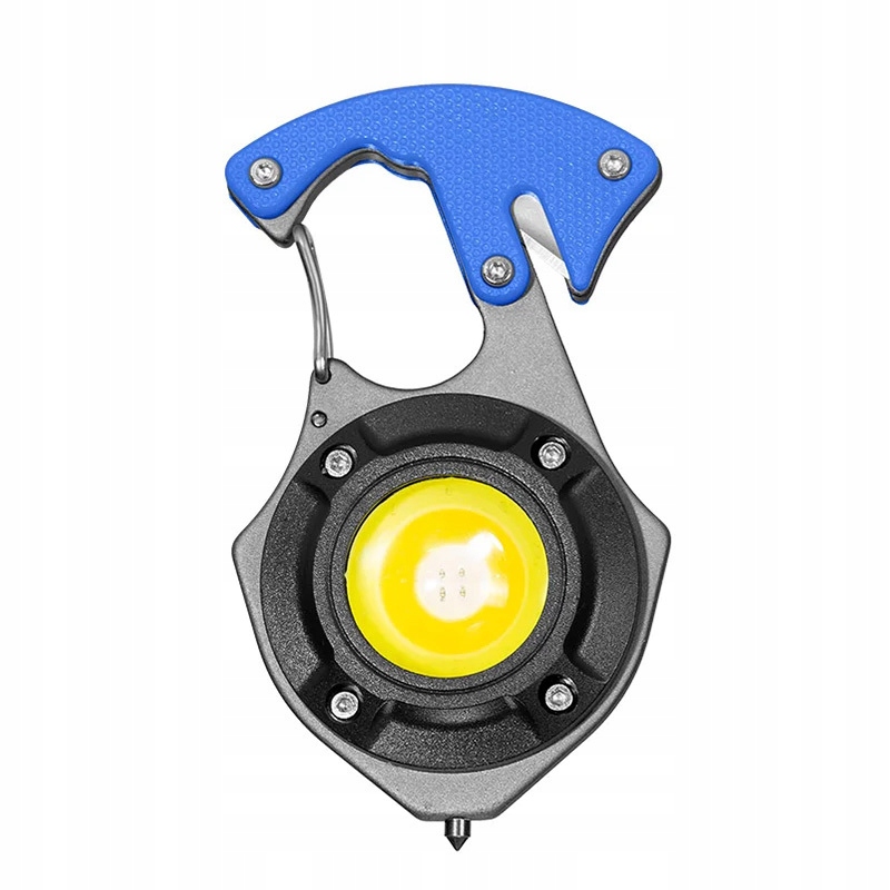 Latarka Mini Led Breloczek W5143 Typ C z 2 bitami niebieska