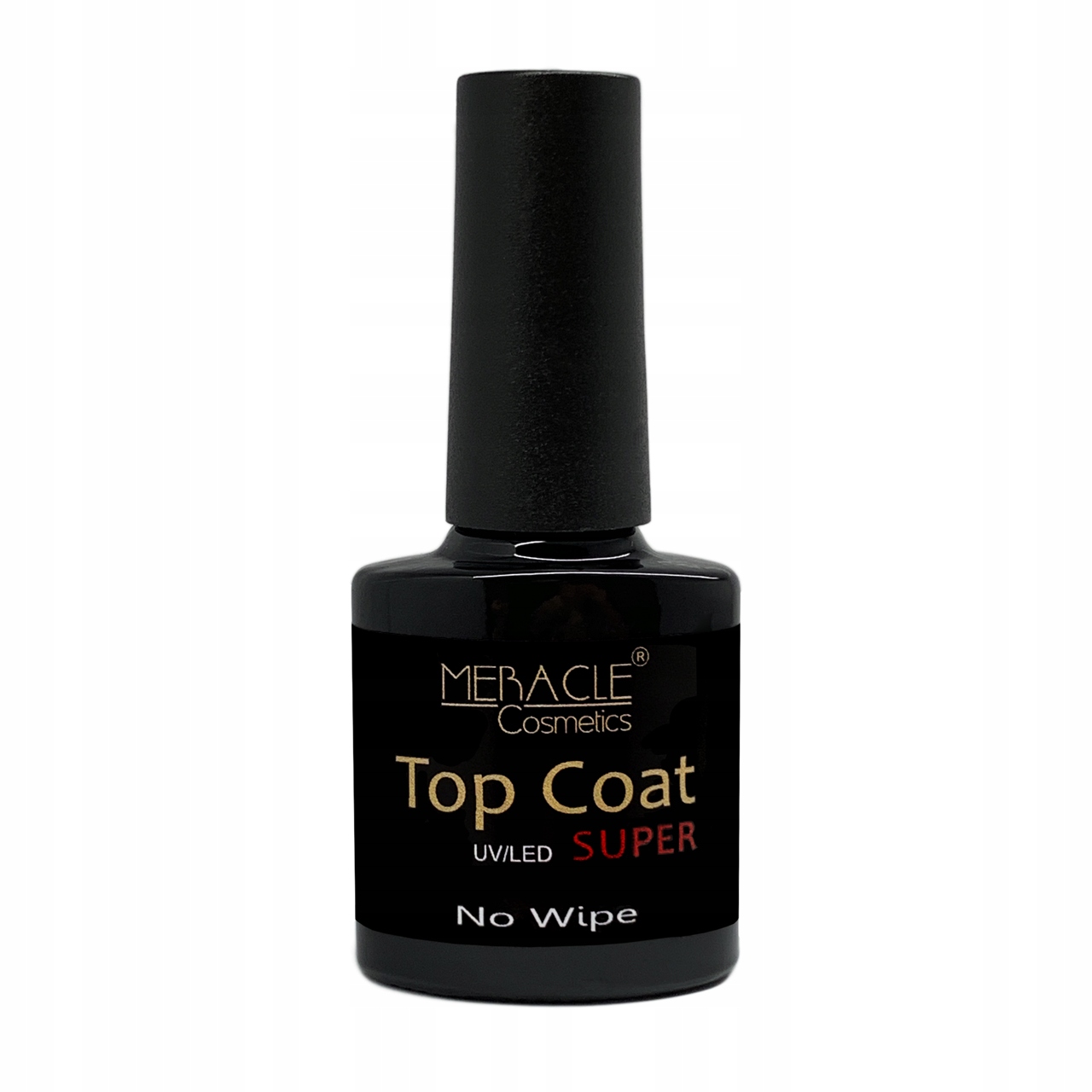 SUPER TOP COAT 7,5ml / NABŁYSZCZACZ BEZ PRZEMYWANIA / NO WIPE / MERACLE