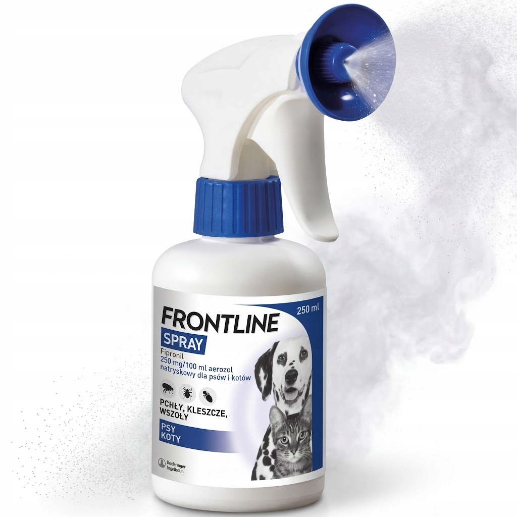 Frontline Spray Na Pchły I Kleszcze Pies I Kot 250ml