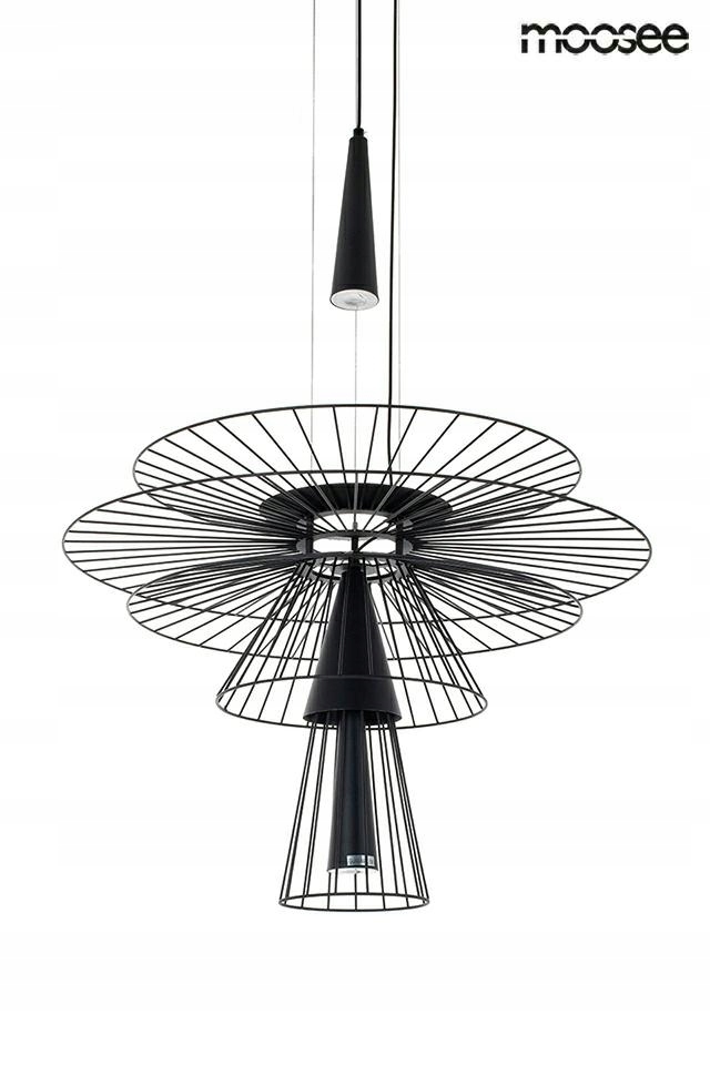 Moosee lampa wisząca Sesto czarna