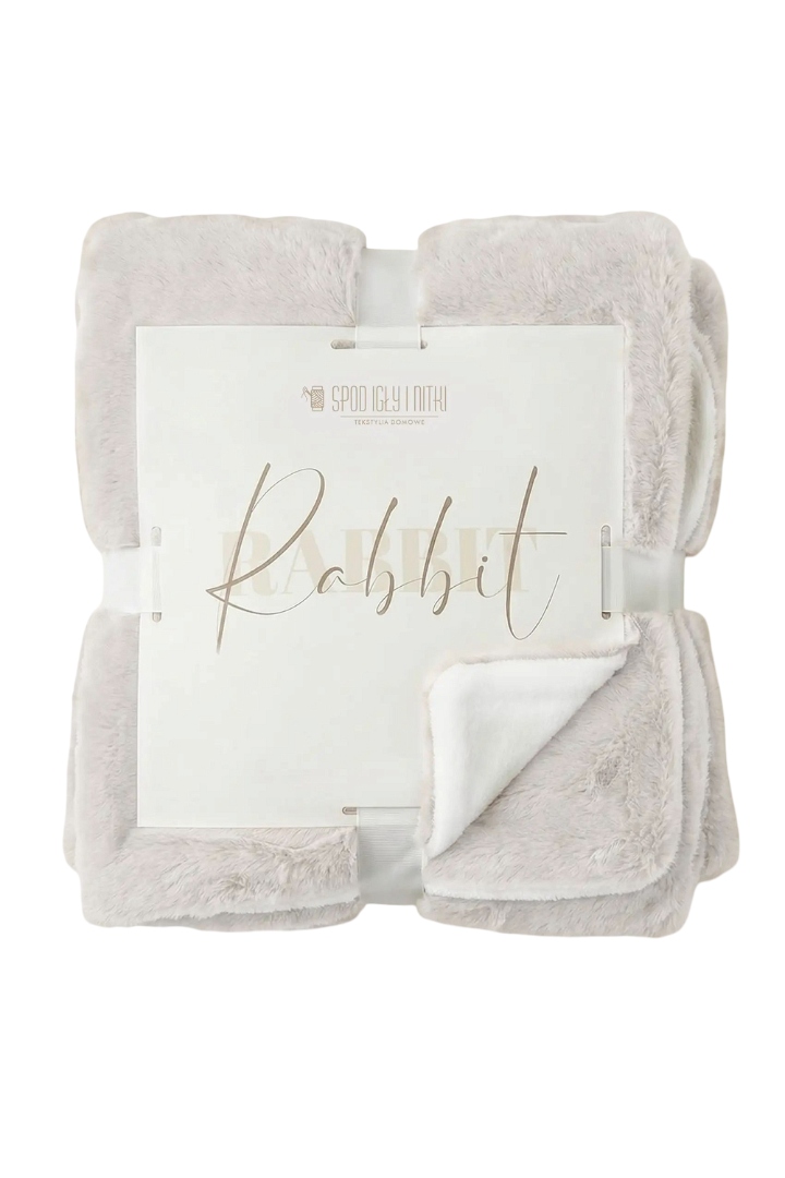 Deka Rabbit 200x220 světle béžová kožešinová