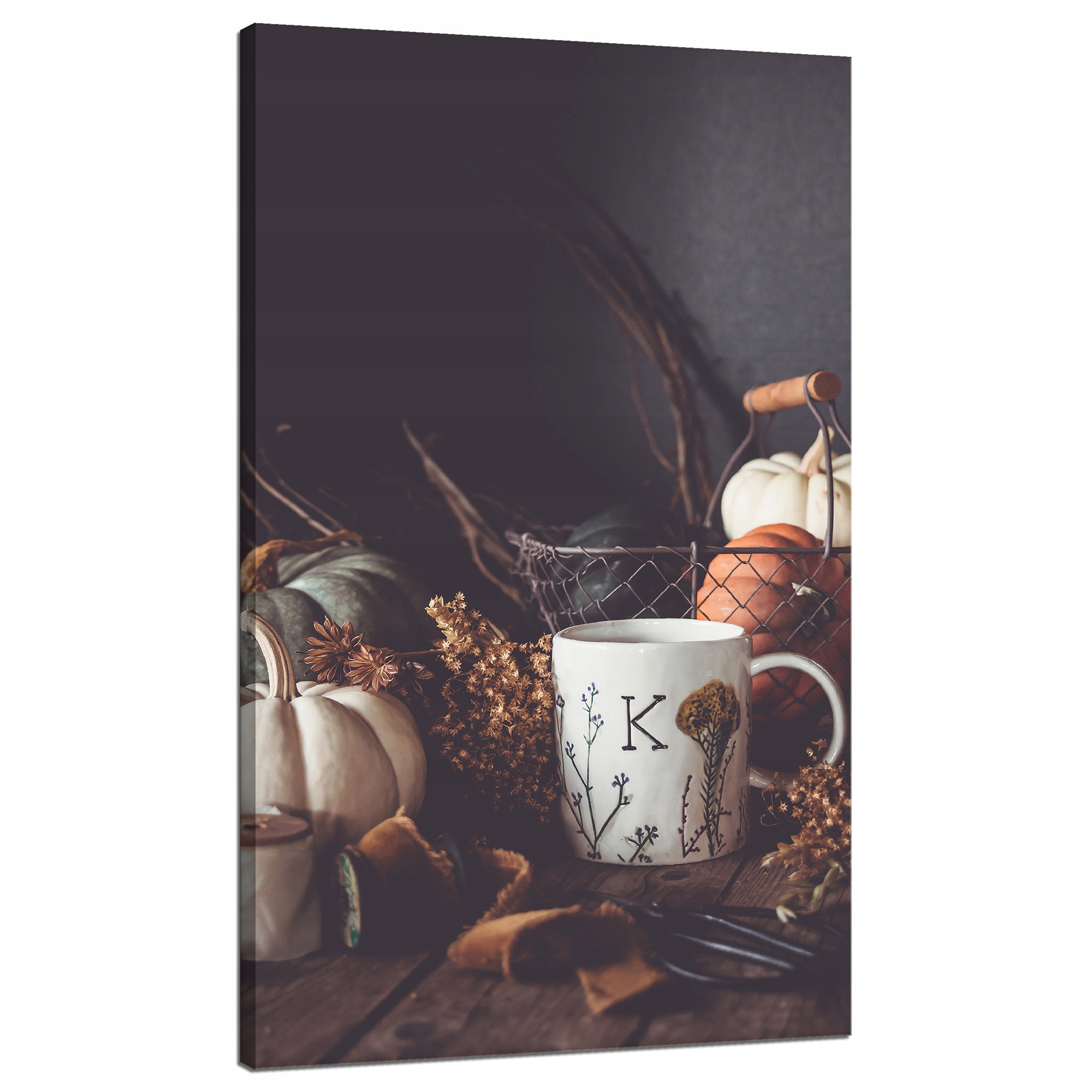 Obraz na plátně Dýně Retro Vintage Podzim Roční období 70x120