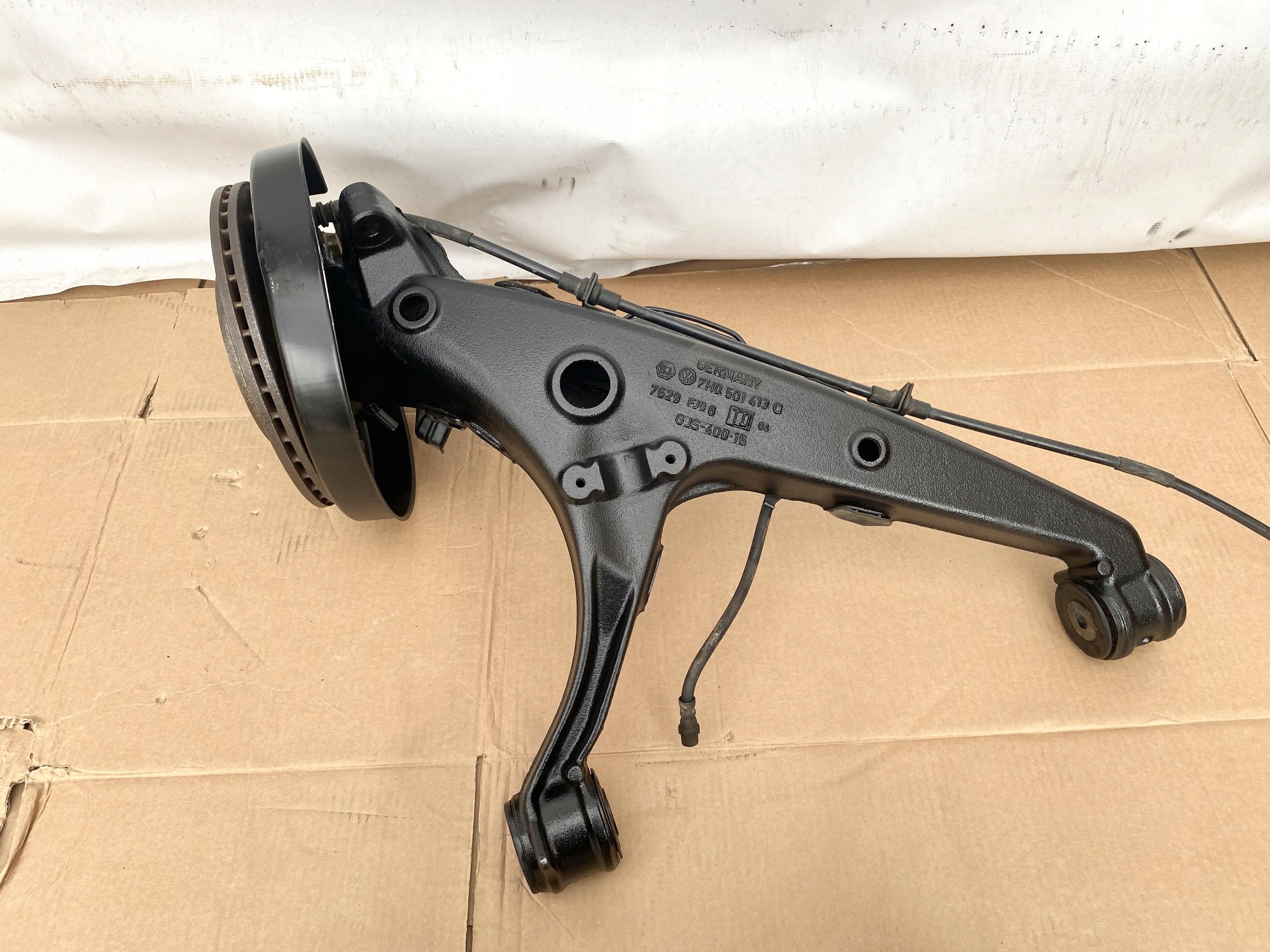 T5 TRANSPORTER MULTIVAN 03- arm KPL. rear part left original 7h0501413