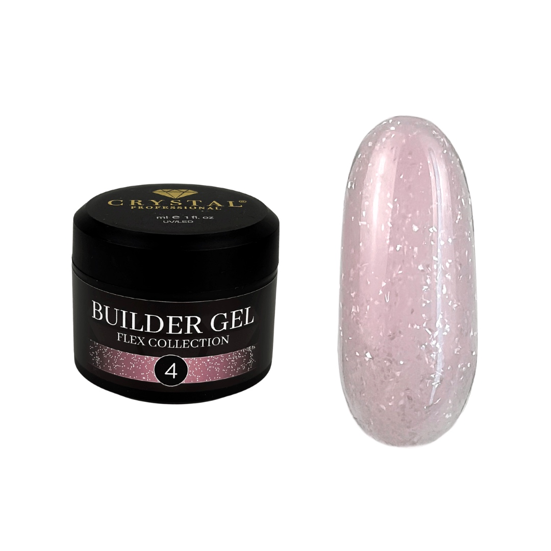 Stavební gel Flex #4 30ml Crystal Professional Stavební gel Hema & Tpo Free