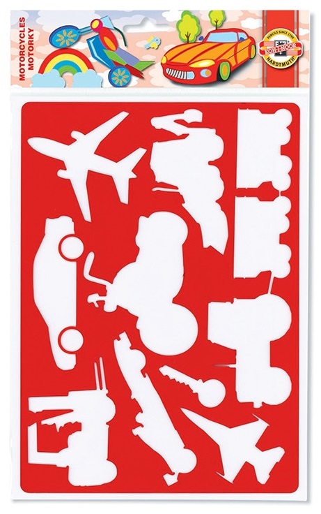 SZABLON DO RYSOWANIA dla dzieci KOH-I-NOOR 31,5 cm 9820/9 Auta Pojazdy