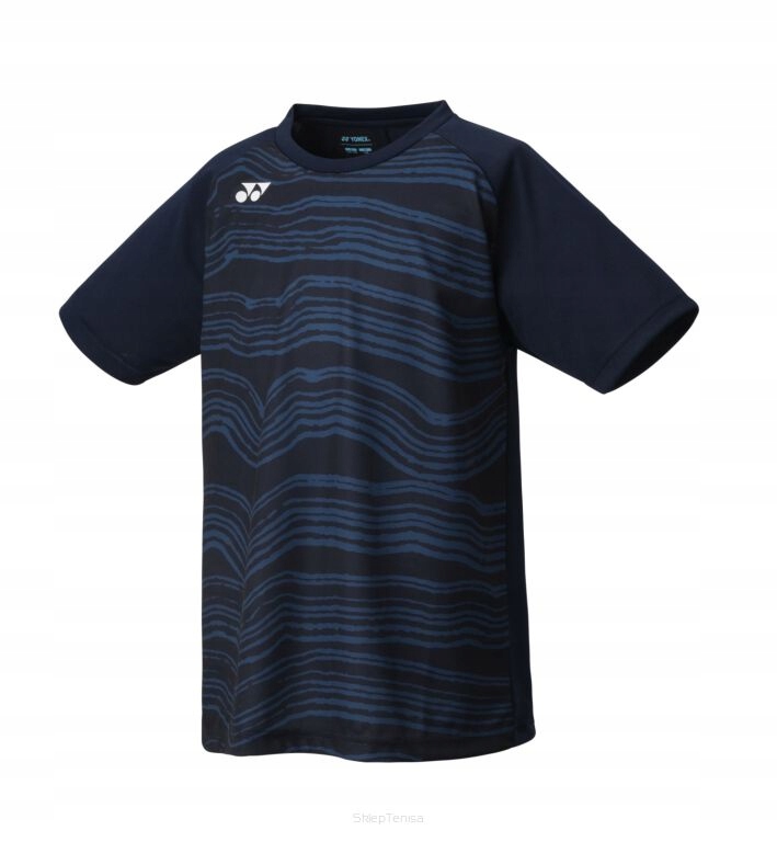 Koszulka tenisowa Yonex Crew Neck Club granatowa Xs
