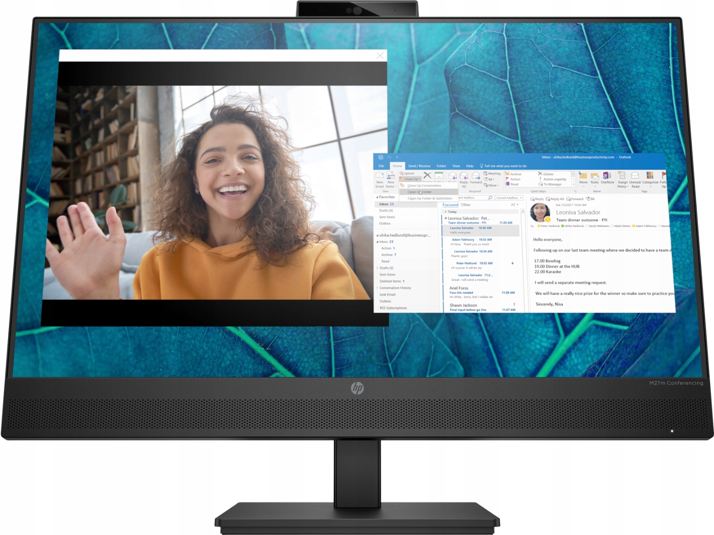 Hp M27m FHD/WebCam/USB-C/DP/Speakers 27'' Monitor