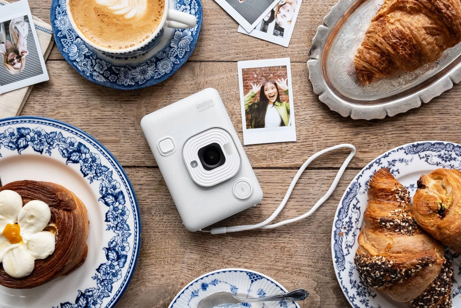 INSTAX Aparat Mini LiPlay 2 Misty White Drukowanie Zdjęć Bluetooth — miniatura 5
