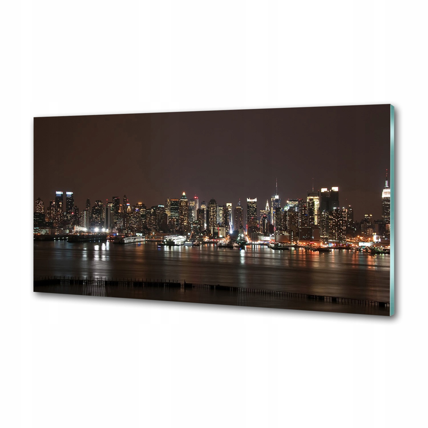 Panel do kuchyne New York v noci 120 x 60 cm Lepidlo