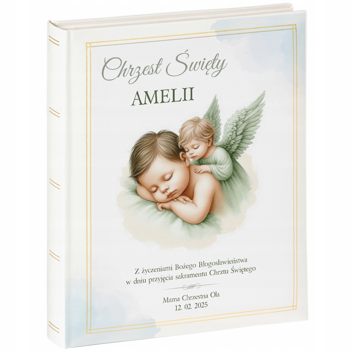 Album na fotografie dítěte 30 stran Roček Křest Samolepicí Pod Fólii