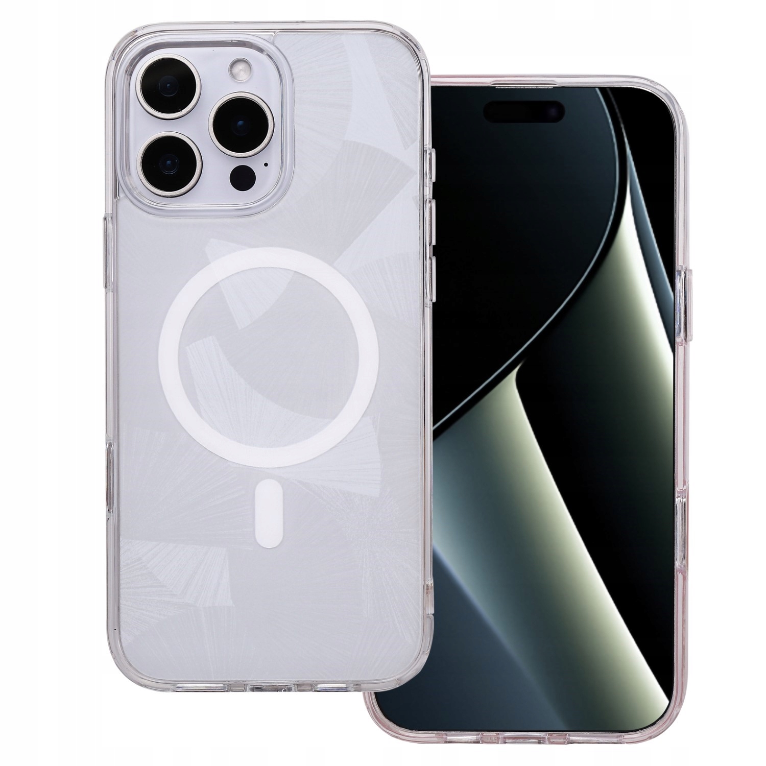 Nakładka Flash Mag do iPhone 16 Pro Max 6,9" szara Tfo