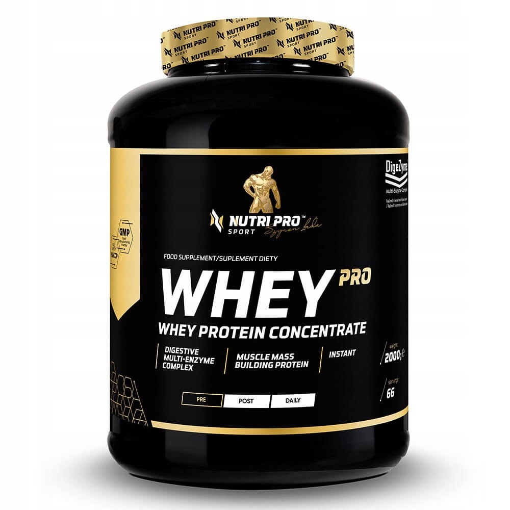 Nutri Pro Sport Whey Pro 2000 g Syrovátkový Protein Wpc Protein Svalová Masa