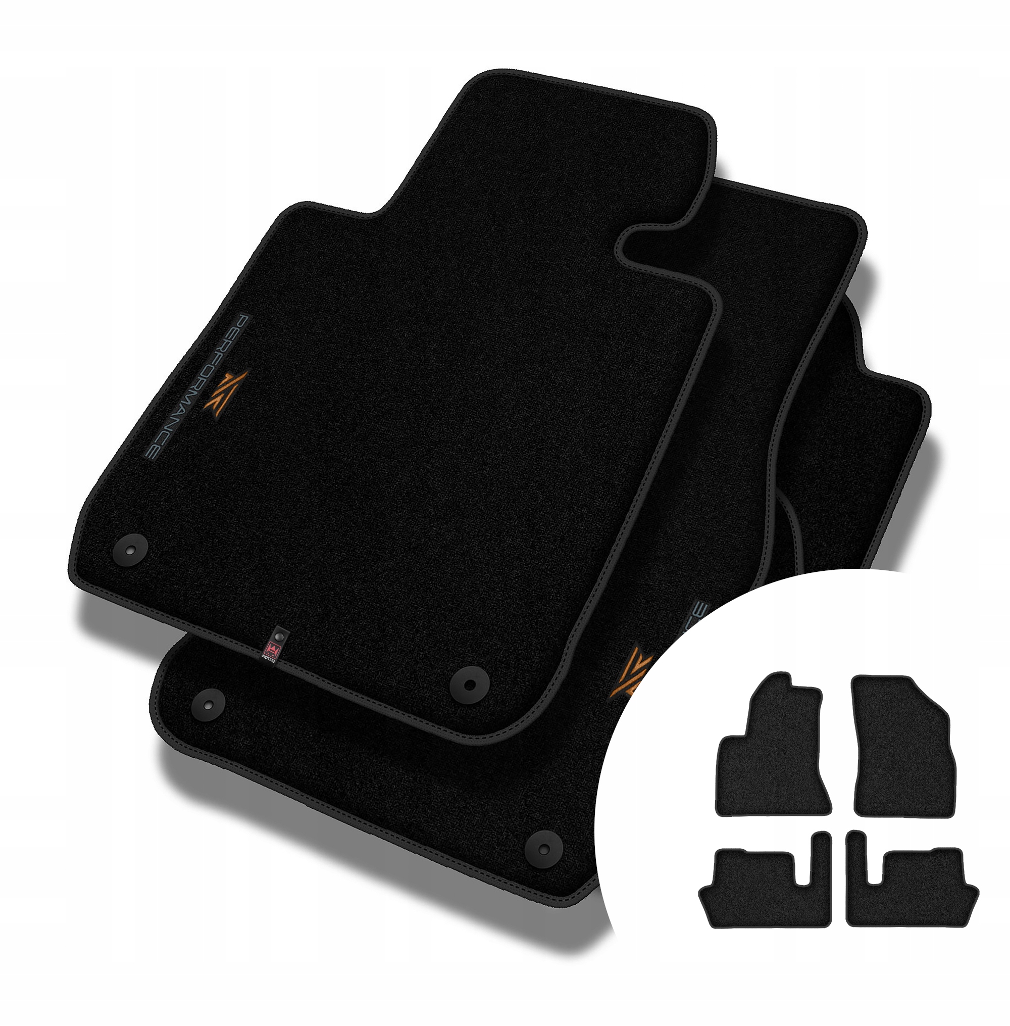 Velurové koberce Performance Premium pro Citroen C4 Picasso I 2006-2012