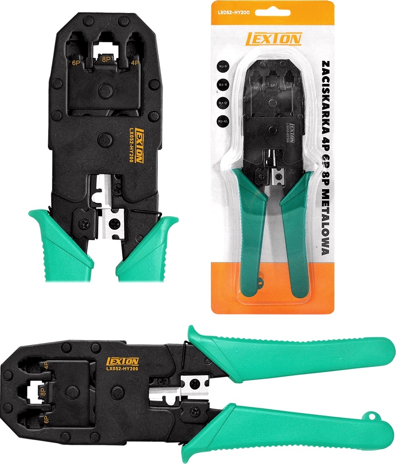 

Lexton Zaciskarka Wtyków Komputerowych RJ45 RJ11