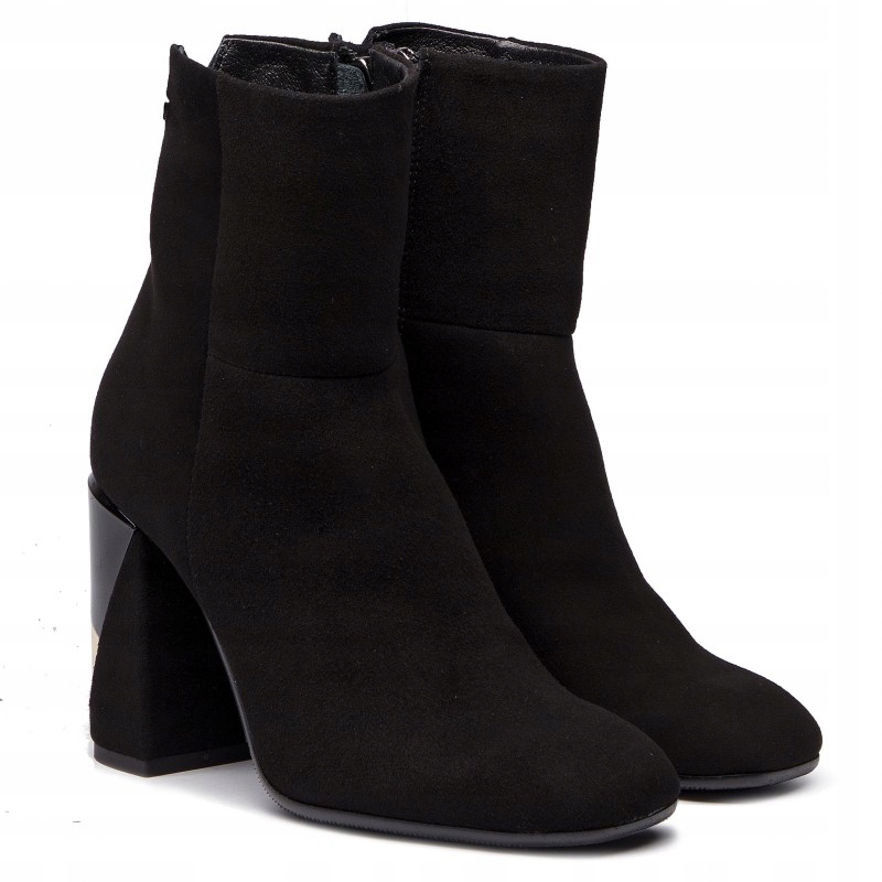 Maccioni Dámské Kotníkové Boty Černé Kožené Na Zip 40 3_9