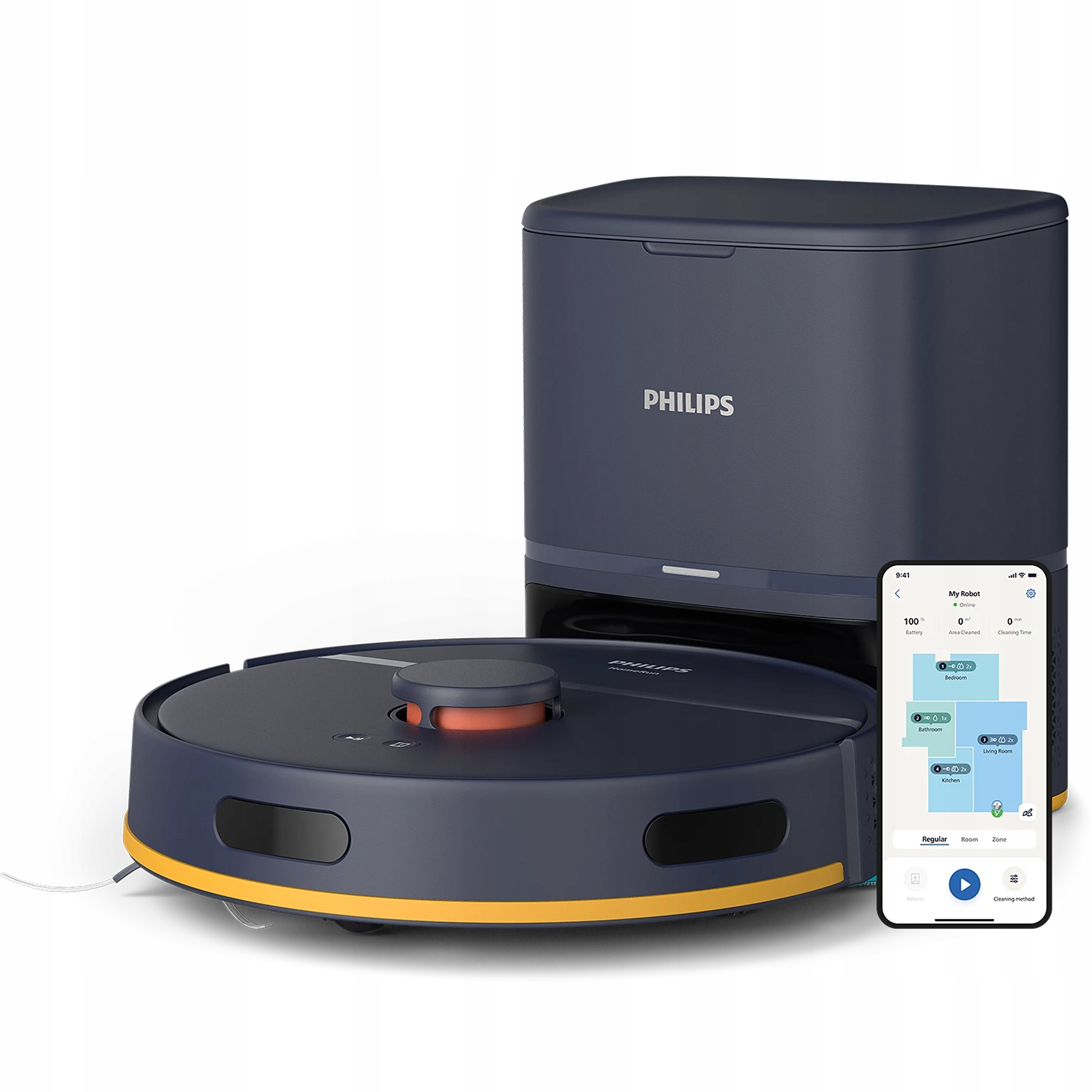 Robot Sprzątający Philips XU2100/10 Seria 2000 680W odkurza i mopuje