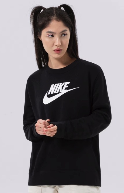 Nike mikina černá DQ5832-010 Club Flc S