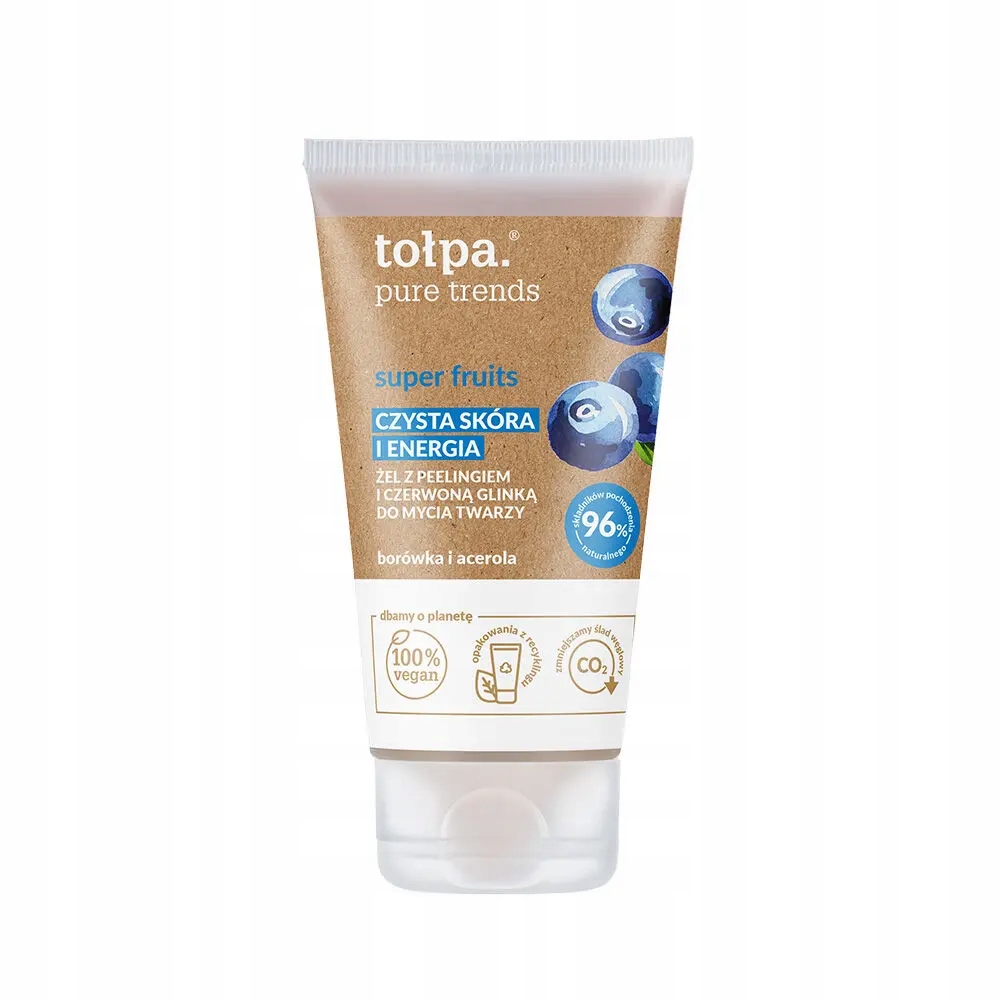 

Tołpa Żel z peelingiem i czerwoną glinką 150 ml