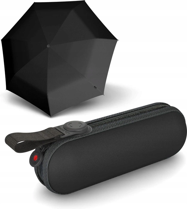 Deštník Knirps X1 kapesní, silné černé pouzdro